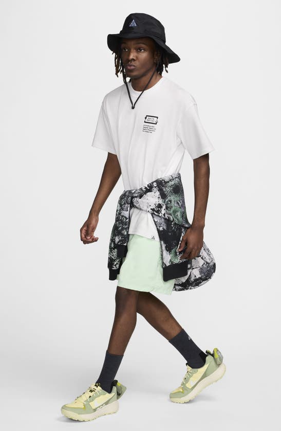 Shop Nike Dri-fit Acg Pack It Out Oversize Graphic T-shirt In Summit White