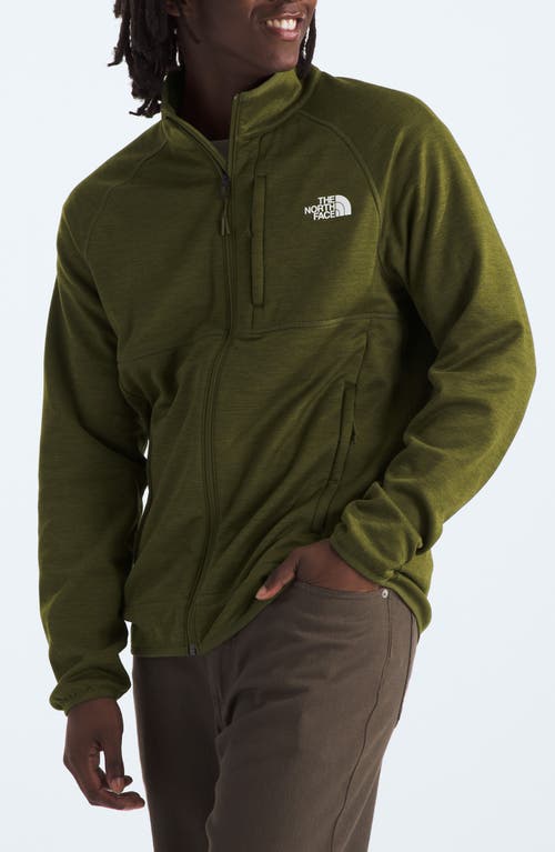 Shop The North Face Canyonlands Full Zip Jacket In Forest Olive Heather