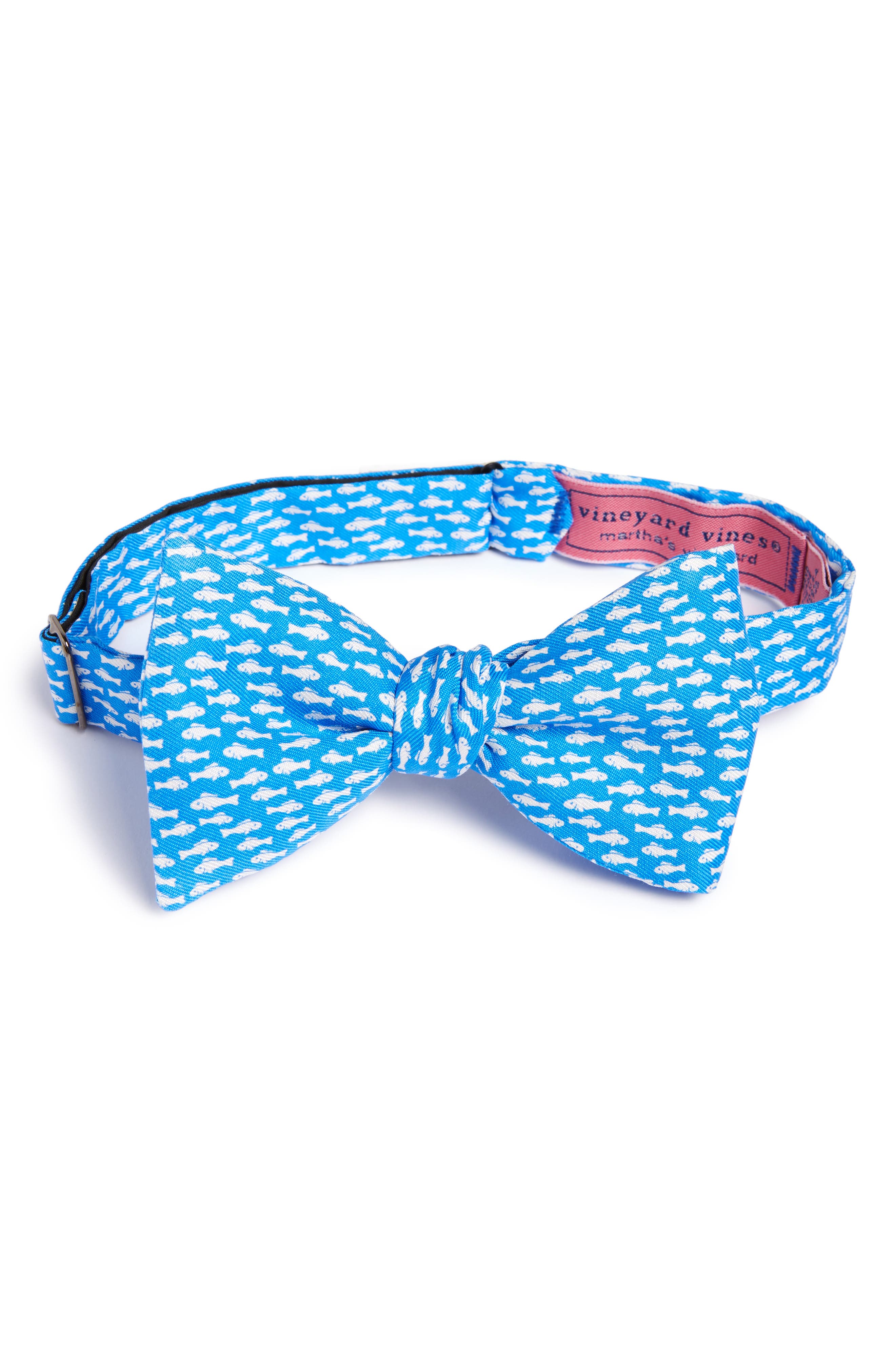 vineyard vines Go Fish Silk Bow Tie Nordstrom