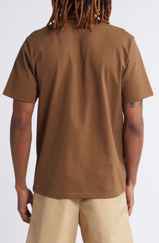 Shop Carhartt Logo Pocket T-shirt In Lumber