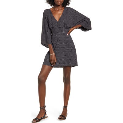 Billabong Take The Plunge Minidress, Black