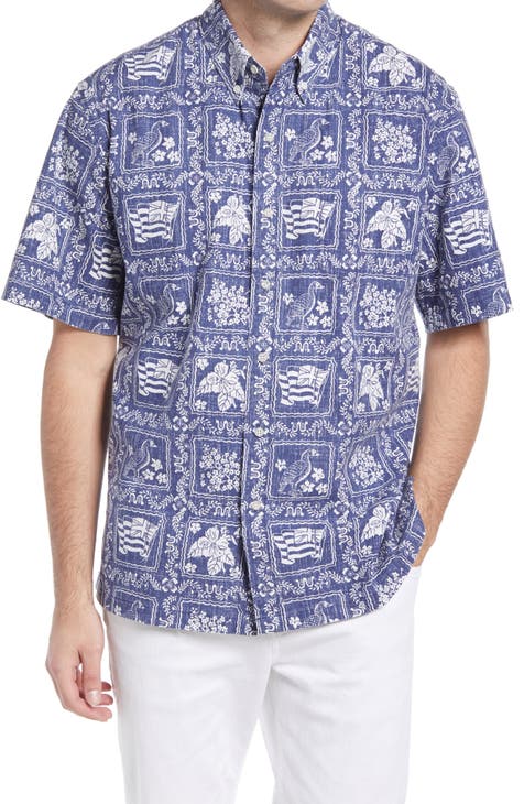 Men's Reyn Spooner Royal Los Angeles Dodgers Aloha Button-Down Shirt