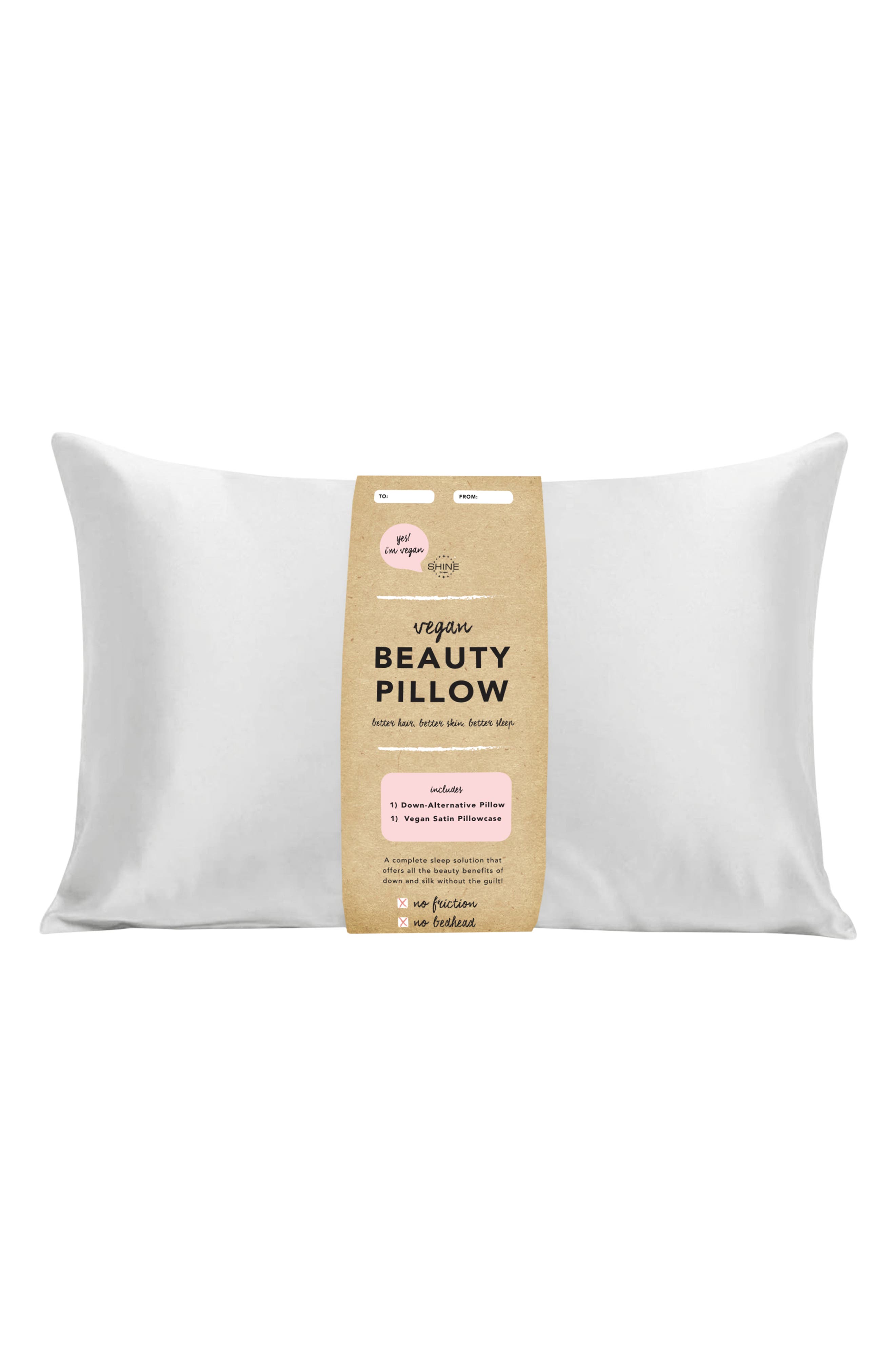 vegan down pillow
