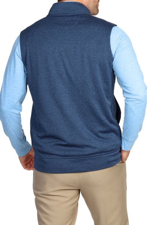Tailorbyrd Luxe Performance Performance Vest In Indigo Blue