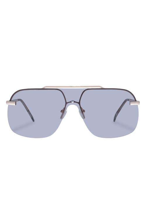 Aire Venatici 137mm Shield Sunglasses In Bright Gold/smoke Tint