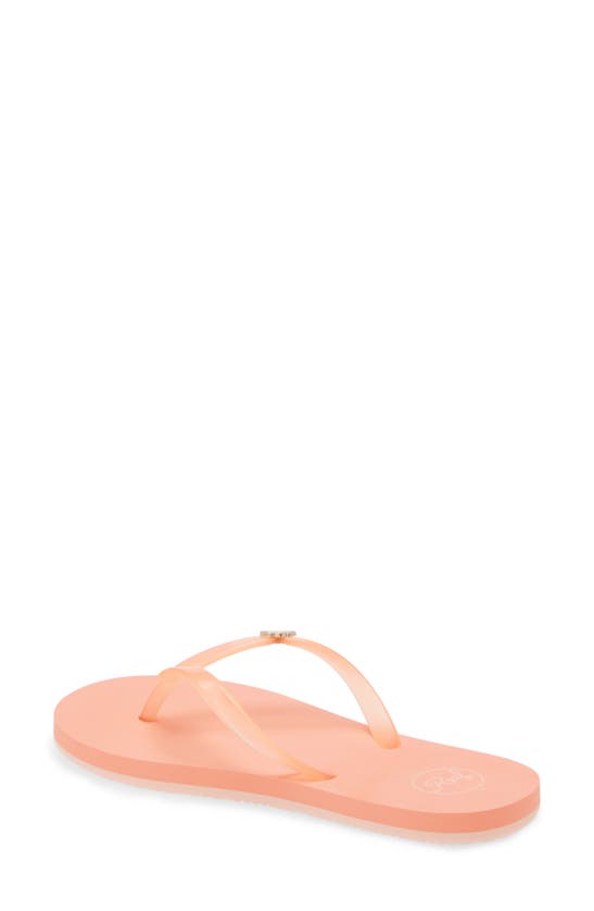 Shop Reef Kids' Charming Flip Flop In Peach