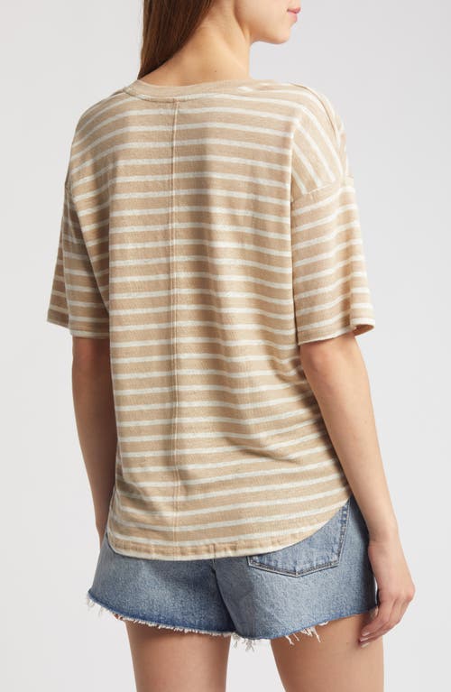 Faherty Oceanside Striped Top In Hampton Stripe