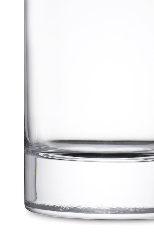 Dolce & Gabbana Dolce&gabbana Dg Logo Set Of 2 Drinking Glasses In Clear
