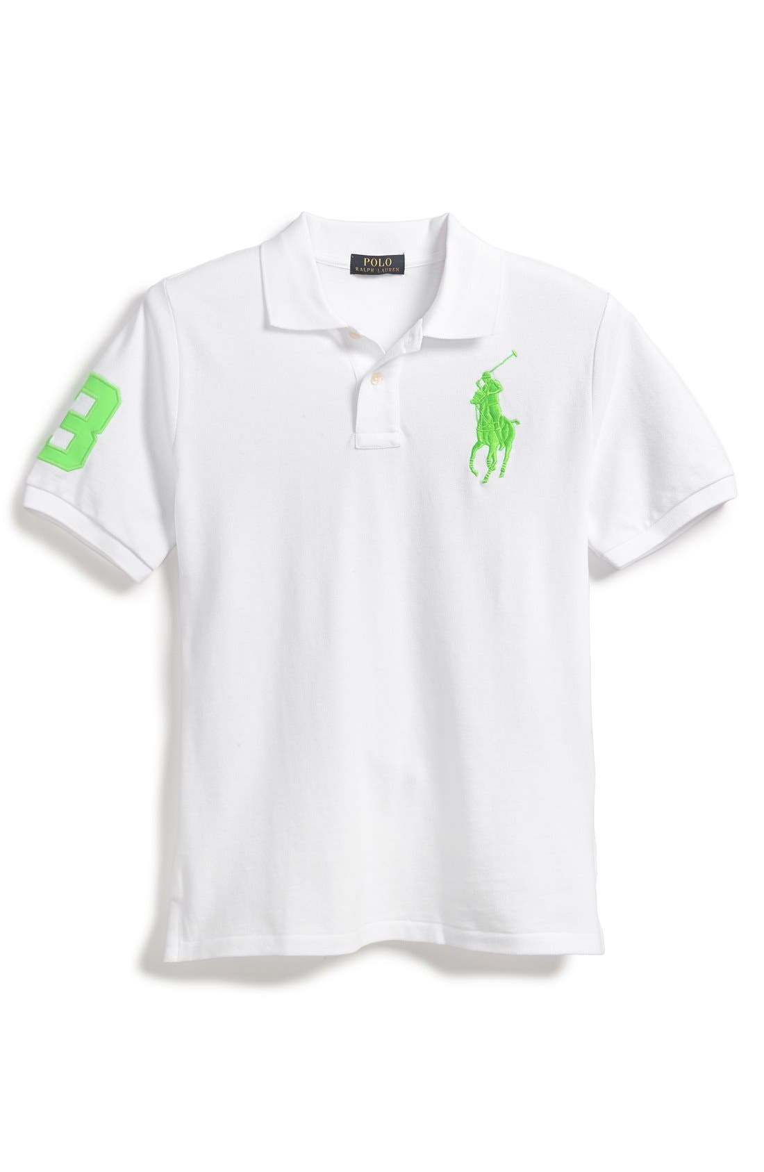 Ralph Lauren Neon Mesh Polo (Big Boys) Nordstrom