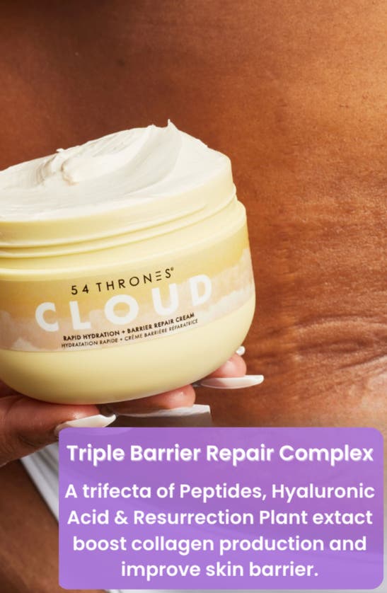 Shop 54 Thrones Barrier Repair Cloud Body Cream, 5 oz In Honey