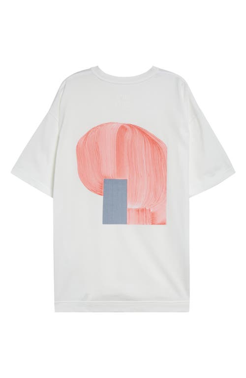 ISSEY MIYAKE HOMME PLISSÉ ISSEY MIYAKE X RONAN BOUROULLEC COTTON GRAPHIC T-SHIRT 