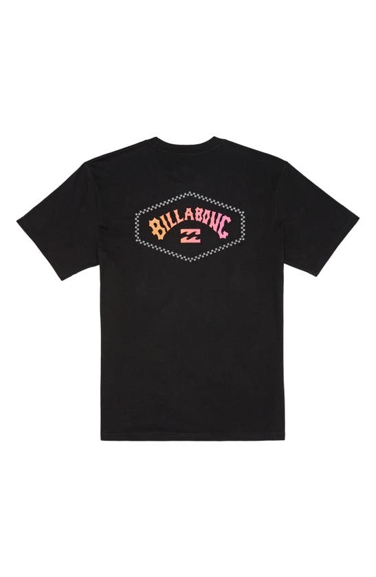 Shop Billabong Kids' Exit Arch Graphic T-shirt In Black