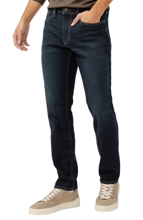 Shop Silver Jeans Co. Konrad Slim Straight Leg Jeans In Indigo
