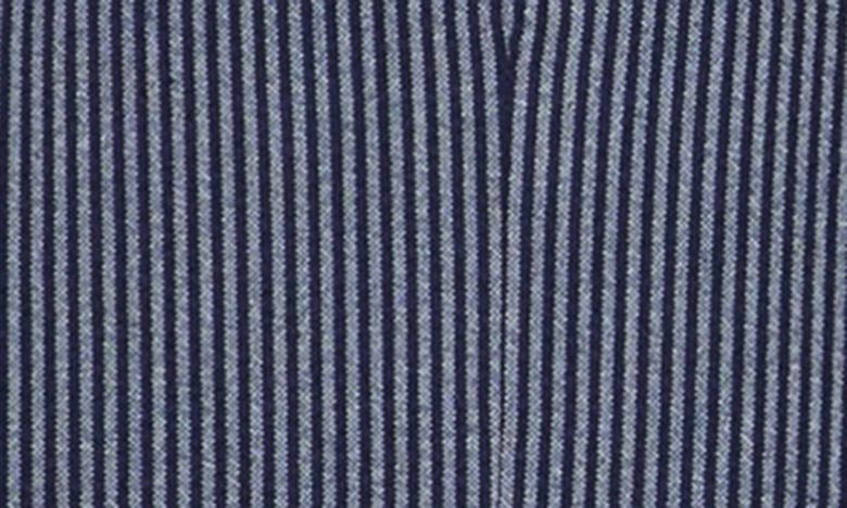 Lucky Brand Stripe Stretch Blazer In Navy