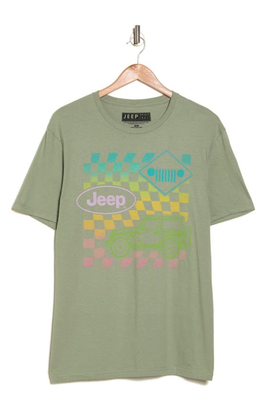 Shop Philcos Jeep Graphic T-shirt In Sage