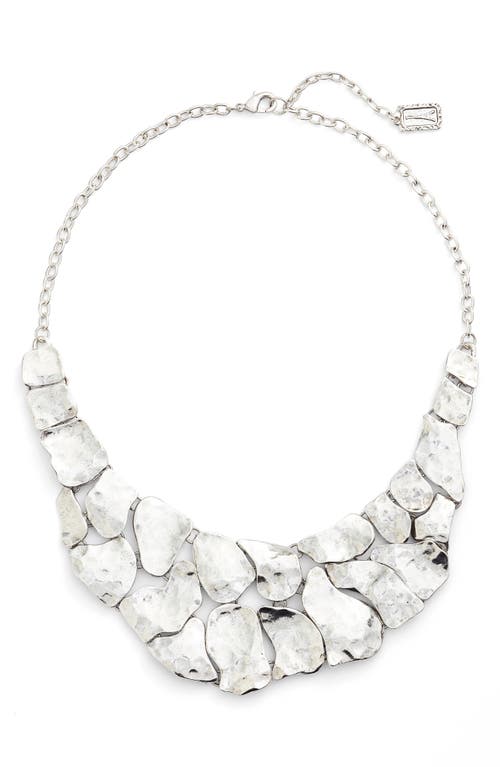 Alice Statement Necklace in Silver