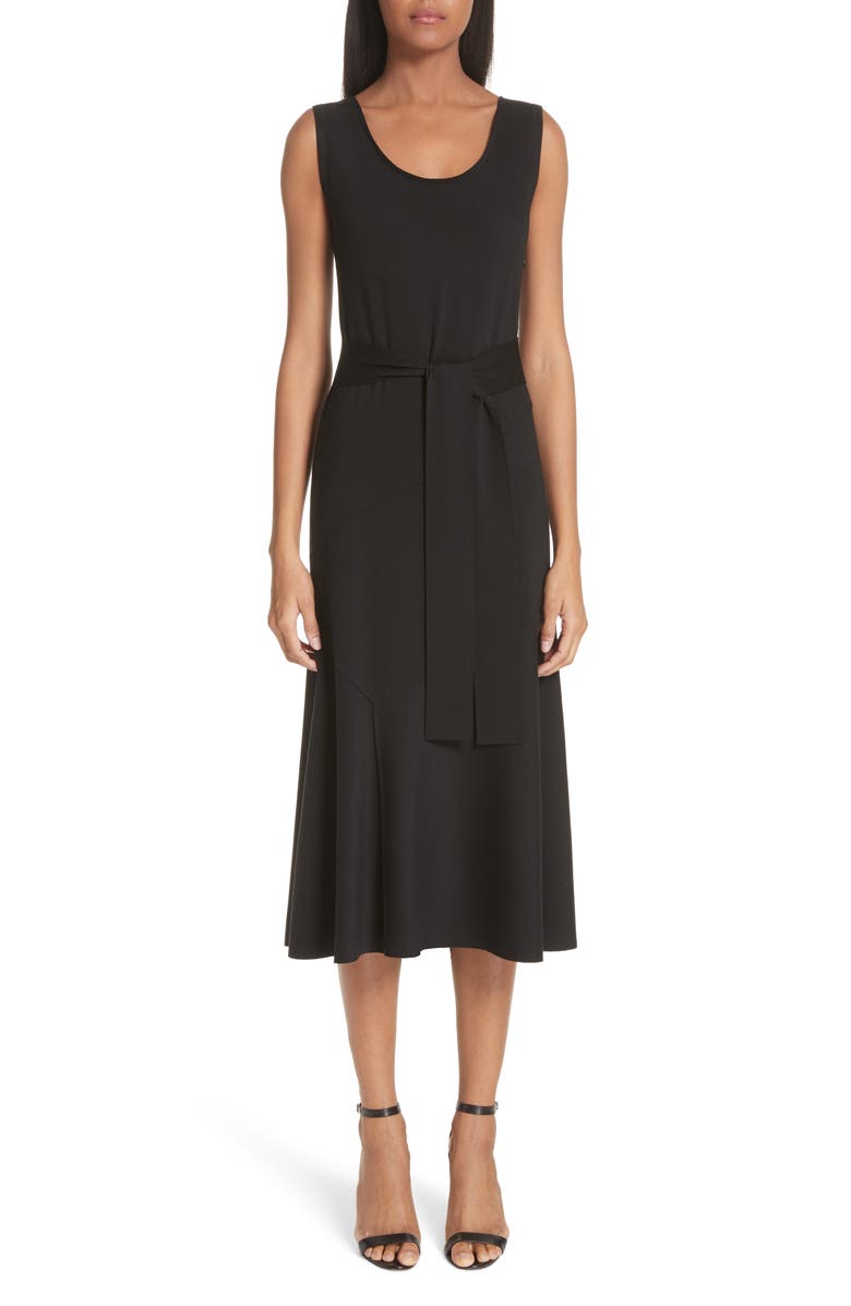 Fuzzi Belted Fit u0026 Flare Midi Dress | Nordstrom