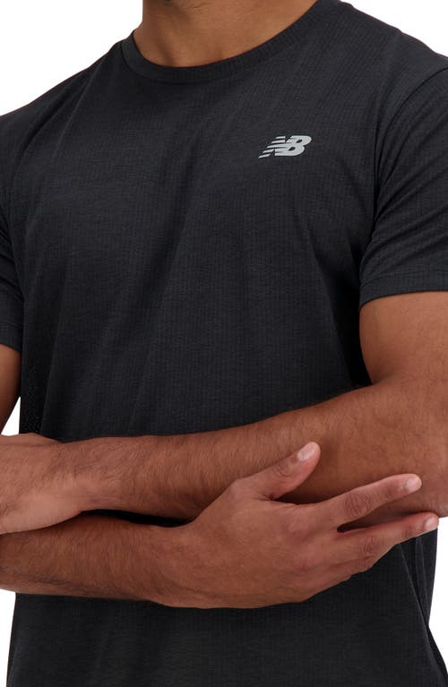 Shop New Balance Athletics Running T-shirt In Black