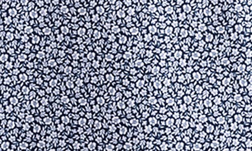 Cutter & Buck Pike Eco Flora Print Recycled Mens Polo In Blue
