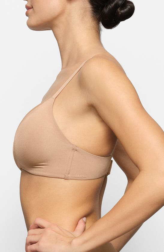 Shop Skims Wireless Form T-shirt Bra In Clay