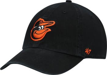 Men's '47 Black Baltimore Orioles Cumberland Trucker Snapback Hat