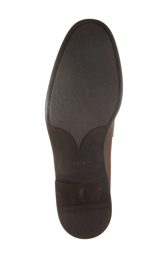 Ferragamo Desio Loafer In Cocoa Brown New Biscotto