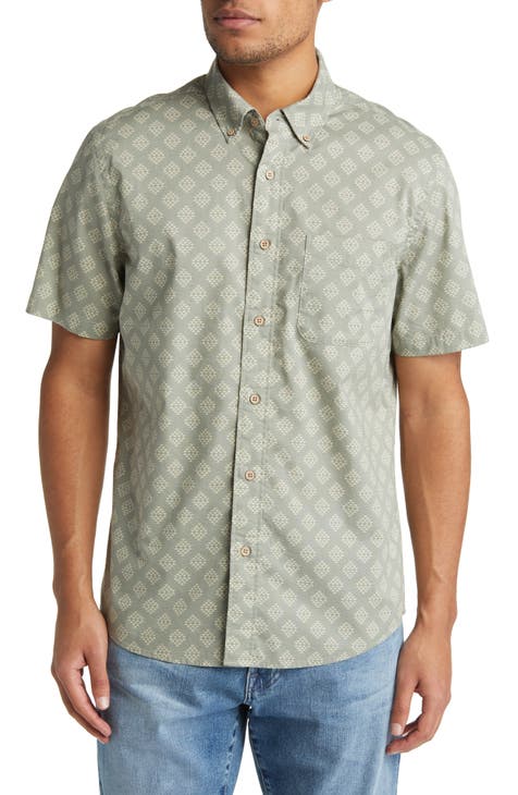 Louis Vuitton Short Sleeve Regular Fit Casual Button-Down Shirts for Men  for sale