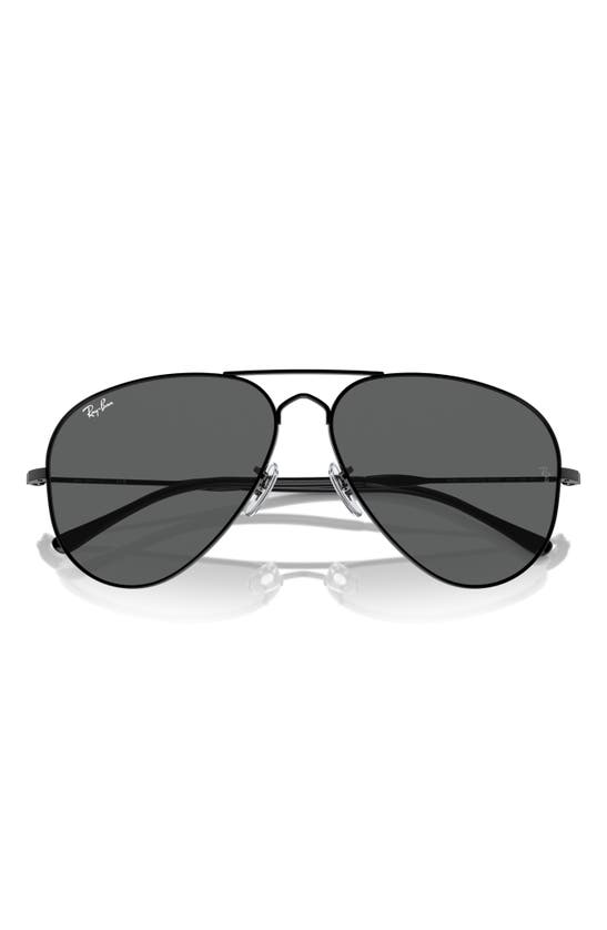 Shop Ray Ban Ray-ban Old Aviator 62mm Oversize Sunglasses In Black