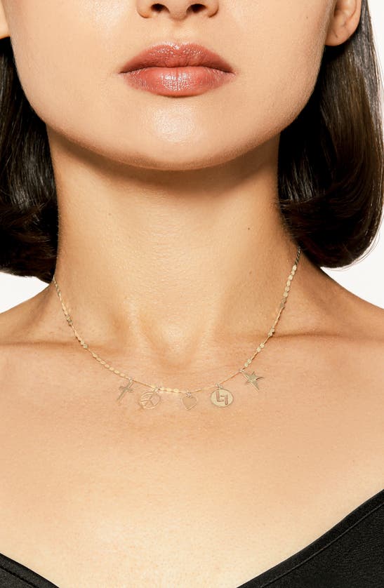 LANA LANA 14K GOLD CHARM NECKLACE