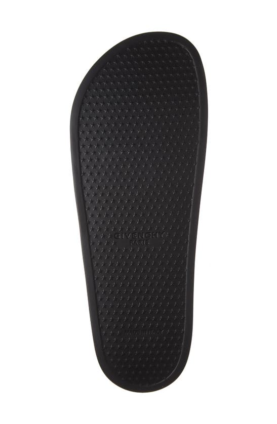 Shop Givenchy Slide Sandal In Black/black
