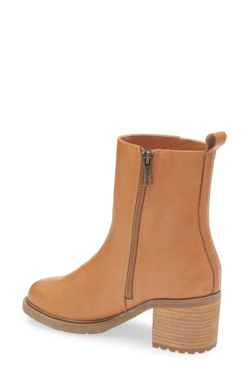 Chocolat Blu Nadi Bootie In Tan Leather