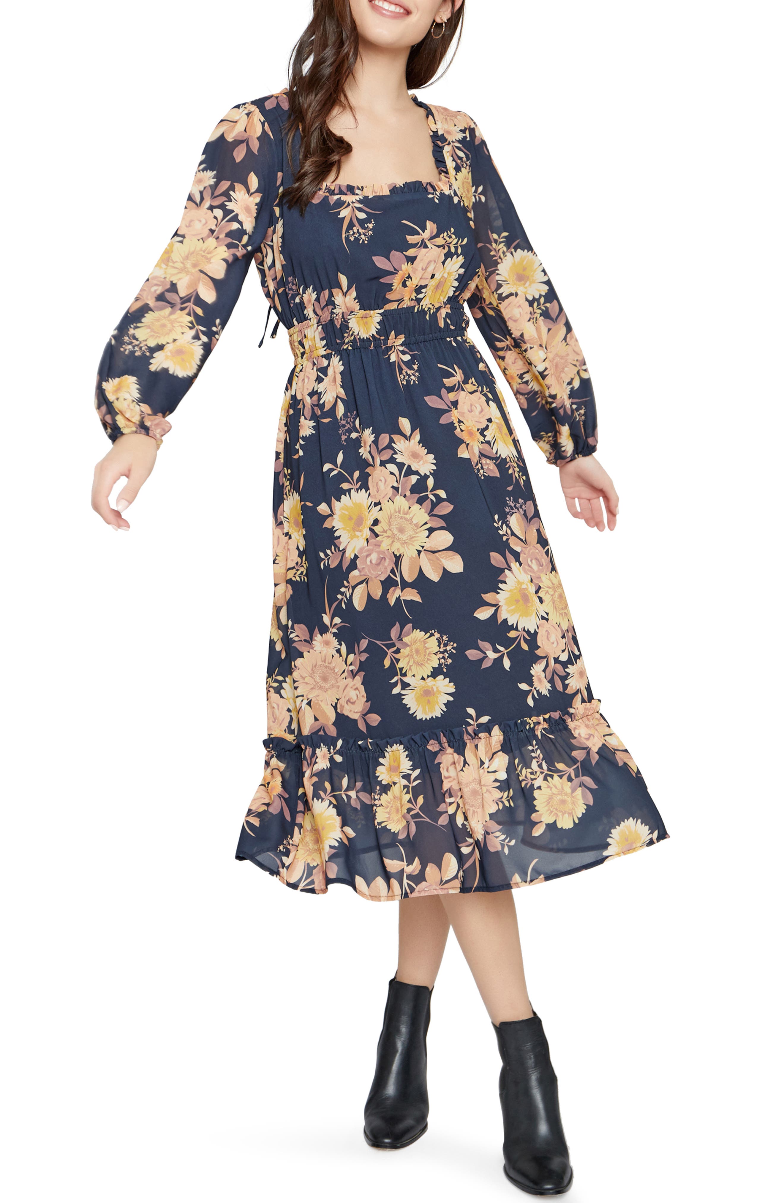 Lost + Wander Poets Dream Floral Print Long Sleeve Dress | Nordstrom Lost + Wander Poets Dream Floral Print Long Sleeve Dress | Nordstrom