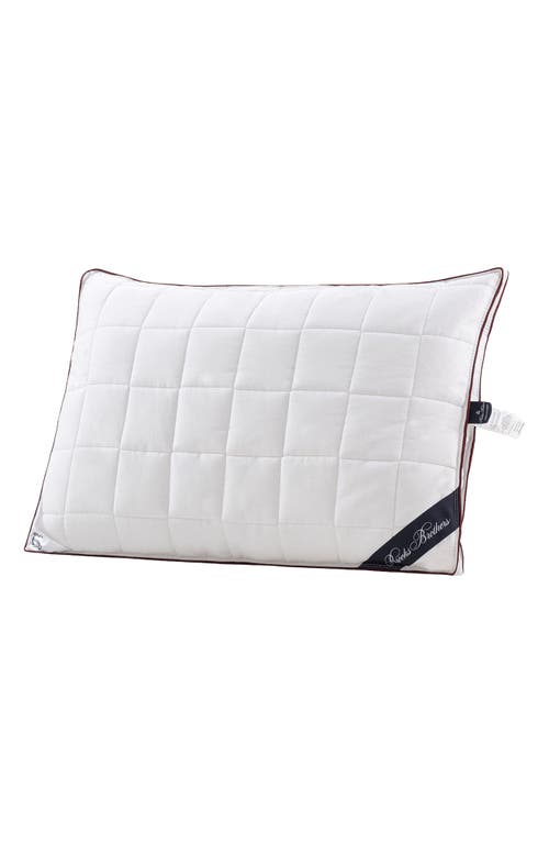Brooks Brothers Cotton Pillow In White