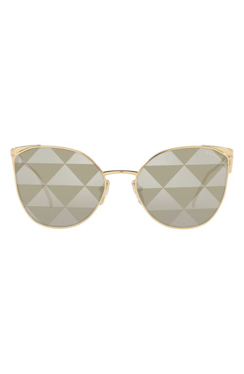 EAN 8056597744553 product image for Prada Symbole 59mm Cat Eye Sunglasses in Pale Gold at Nordstrom | upcitemdb.com