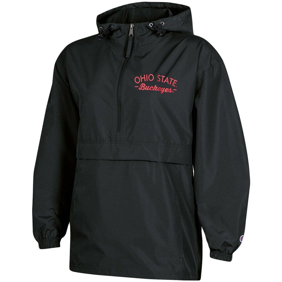 champion black rain jacket