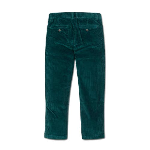Hope & Henry Boys' Organic Corduroy Pant, Kids In Deep Green Corduroy