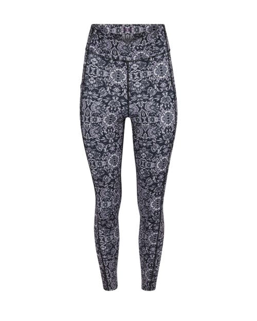 Shop Adore Me Lotus Lotus Leggings In Geo Black