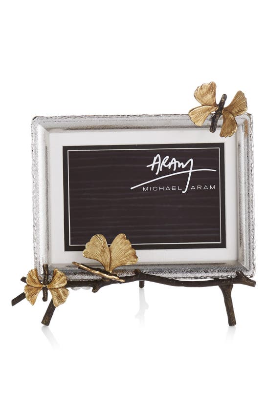 Michael Aram Butterfly Ginkgo Easel Picture Frame In Gold
