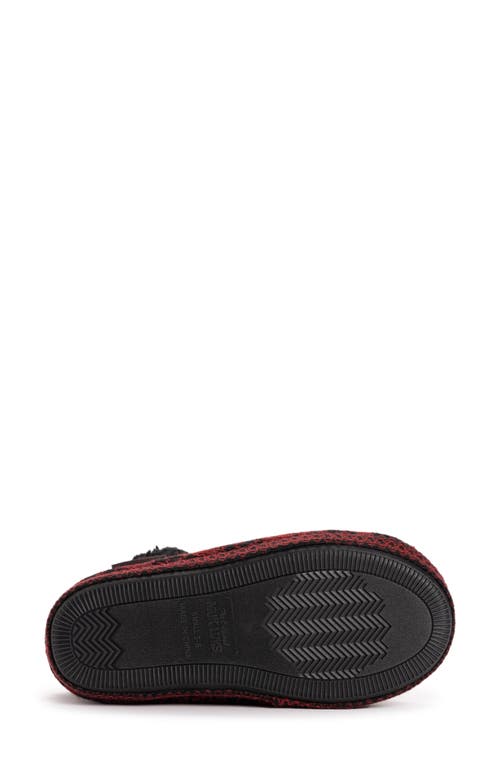 Muk Luks Colette Faux Shearling Slipper In Red