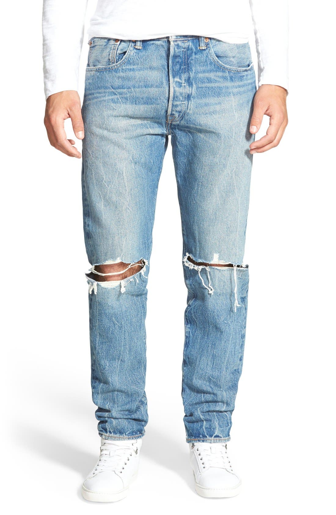 levi's 501 customized and tapered jean