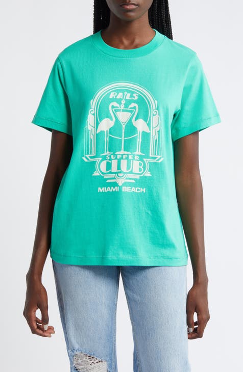 Miami Beach Relaxed Fit Graphic T-Shirt