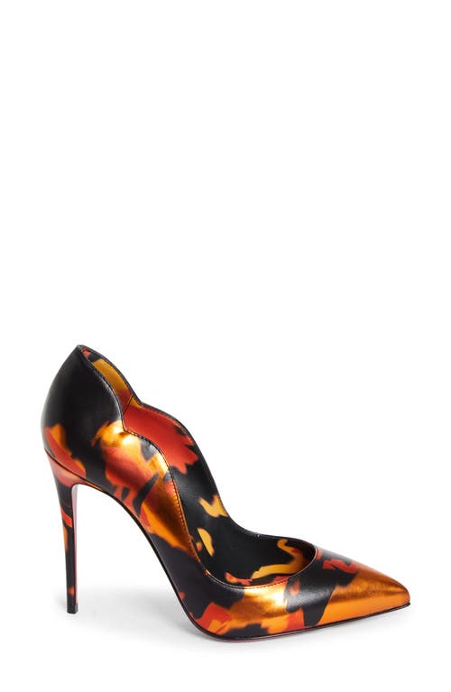 Shop Christian Louboutin Hot Chick Pointed Toe Pump In Black/metallic Multi