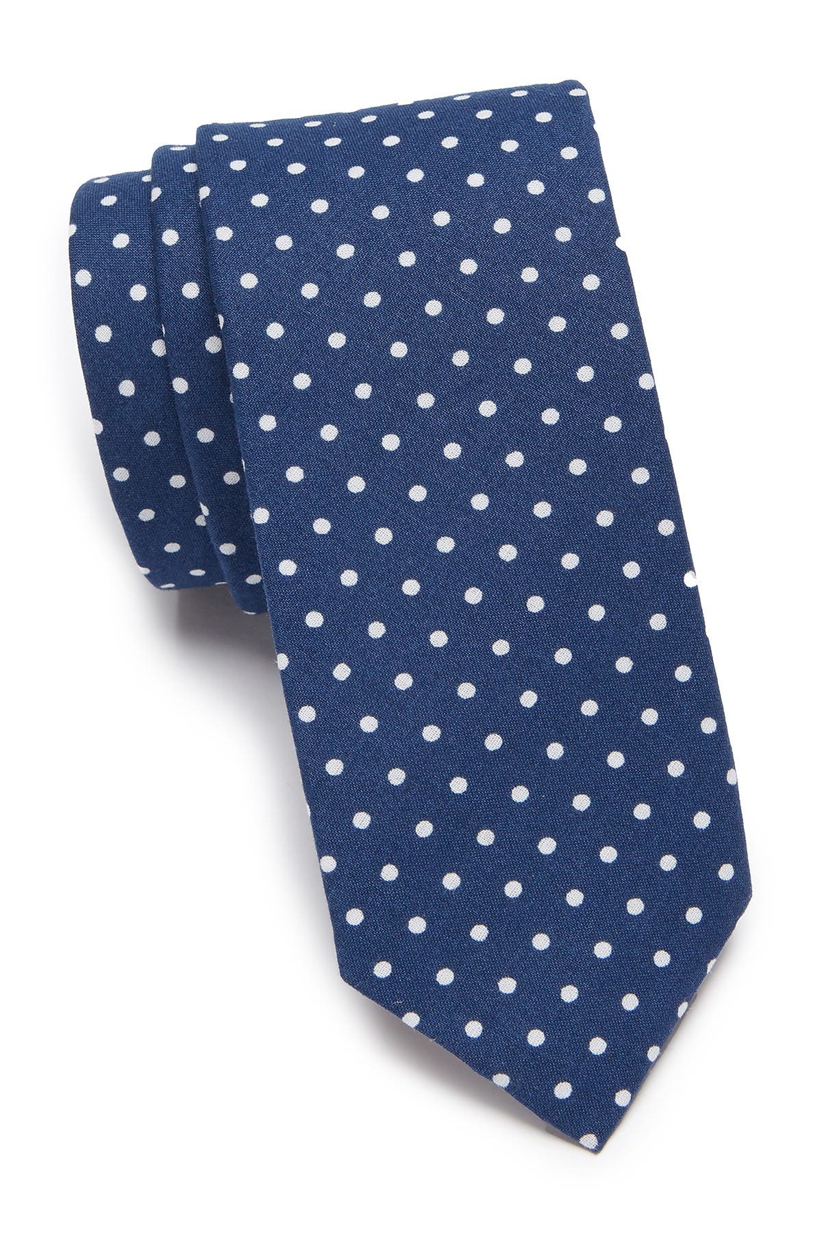 Original Penguin Wenson Dot Print Tie In Med Blue