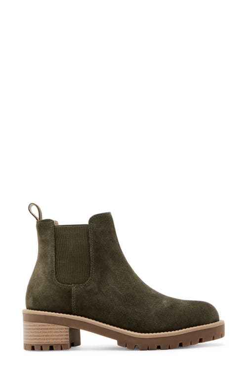 Shop Blondo Mayes Waterproof Chelsea Boot In Olive Suede