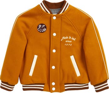 Bonpoint Kids' John Varsity Bomber Jacket | Nordstrom