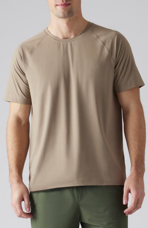 Reign Athletic Short Sleeve T-Shirt in Timberwolf Brown