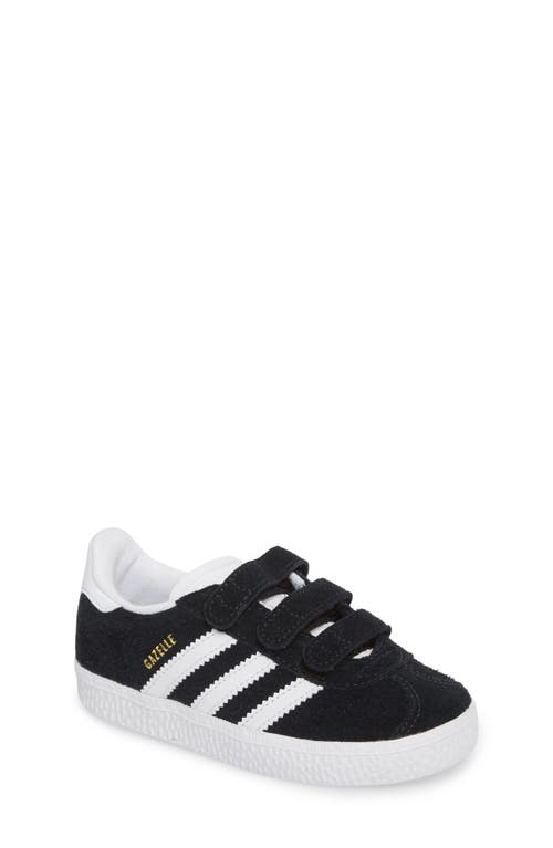 Adidas Originals Adidas Gazelle Sneaker In Core Black/white/white