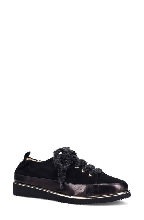 Ron White Nalla Wedge Sneaker in Onyx 