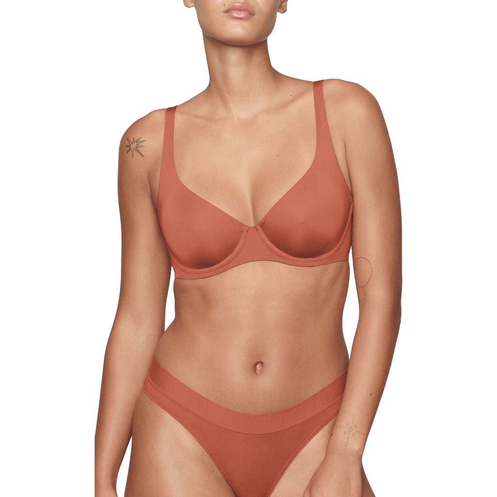 Cuup The Scoop Micro Bra In Clay