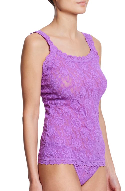 Shop Hanky Panky Lace Camisole In Violet Haze Purple